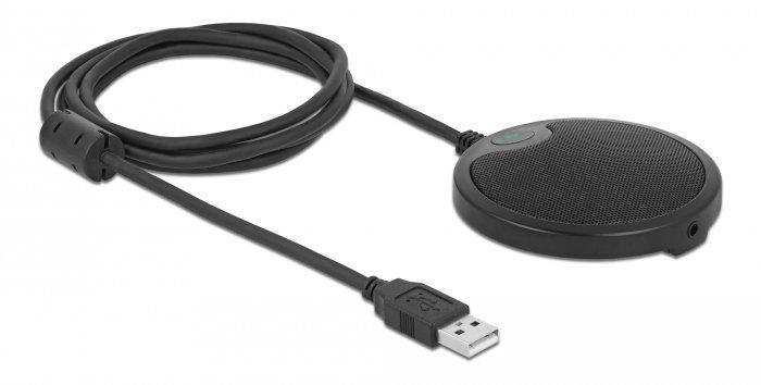 DELOCK μικρόφωνο , πυκνωτικό, omnidirectional, με mute, USB 1917