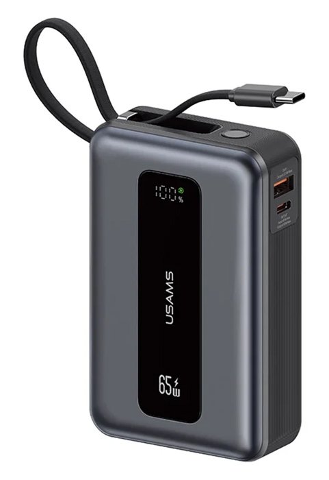 power bank CD43 me kalodio USB-C, x thyres exodoy, 0000mAh, 65W, gkri 8333 15001 - 20000mAh