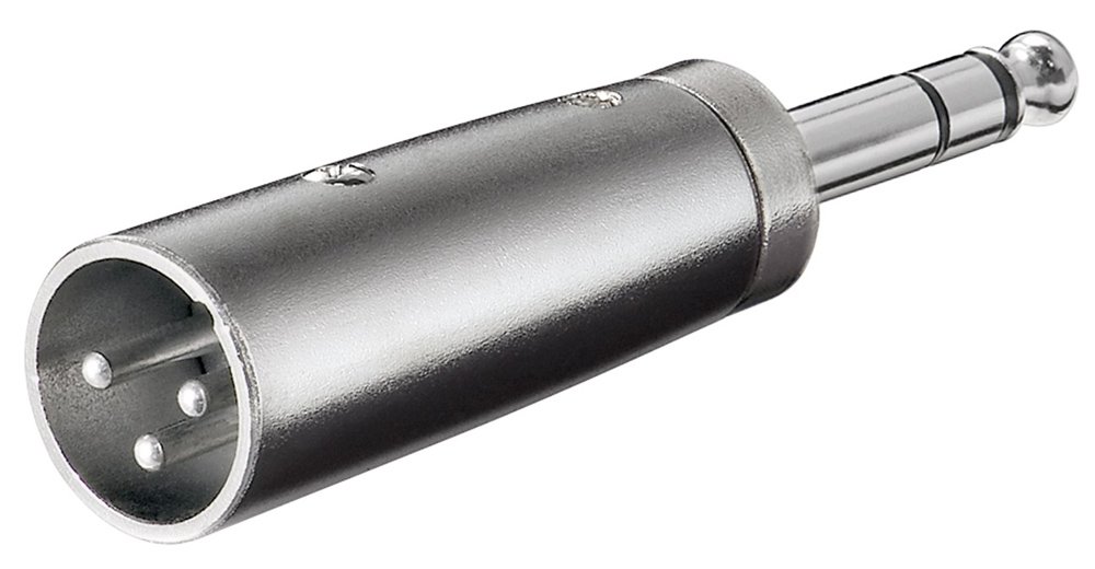 GOOBAY αντάπτορας 6.35mm σε XLR , ασημί 6150