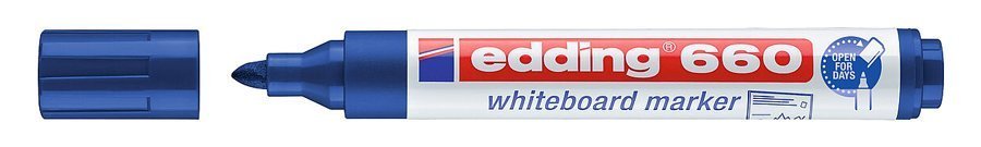 EDDING μαρκαδόρος ασπροπίνακα 660, επαναγεμιζόμενος, μπλε 2030