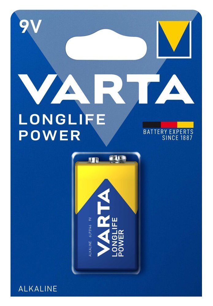 VARTA αλκαλική μπαταρία Longlife Power, 9V, 1τμχ 6960