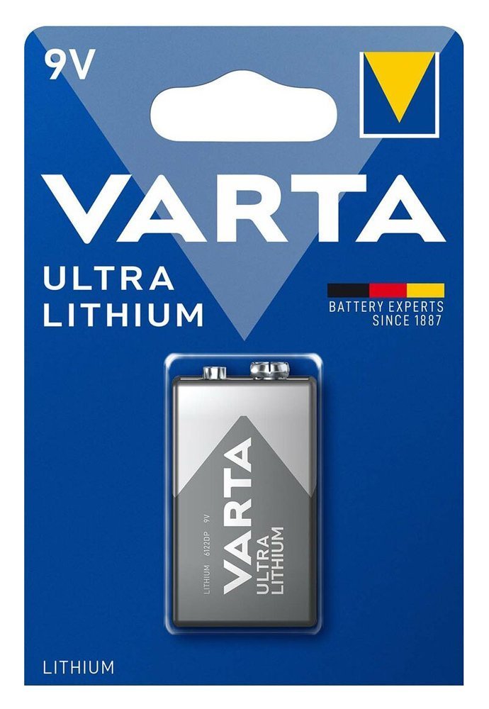 VARTA μπαταρία λιθίου Ultra, 9V, 1τμχ 6967