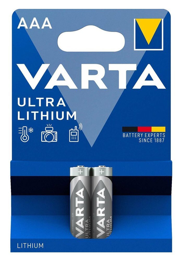 VARTA μπαταρίες λιθίου Ultra, AAA, 1.5V, 2τμχ 6965