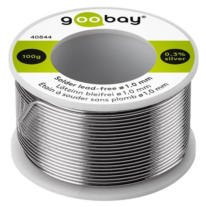 GOOBAY σύρμα συγκόλλησης , Φ1mm, lead free, 100g 5789