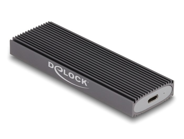 DELOCK θήκη για M.2 NVMe PCIe/SATA SSD , tool free, 10Gbps, μαύρη 5793