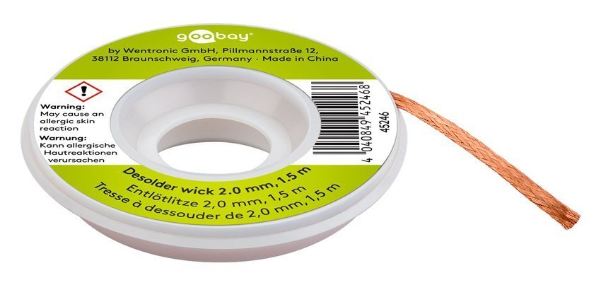 GOOBAY ταινία αποκόλλησης από χαλκό , 2.0mm, 1.5m 3005