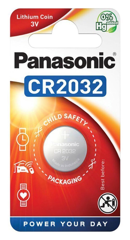 PANASONIC μπαταρία λιθίου, CR2032, 3V, 1τμχ 6991