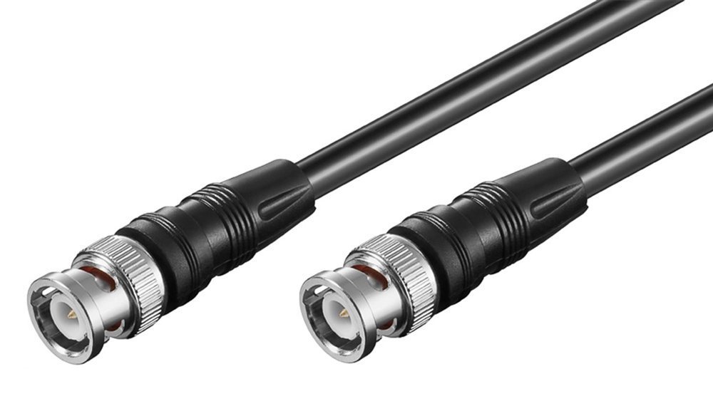 GOOBAY καλώδιο BNC , RG58, 50 ohm, 1m, μαύρο 9744