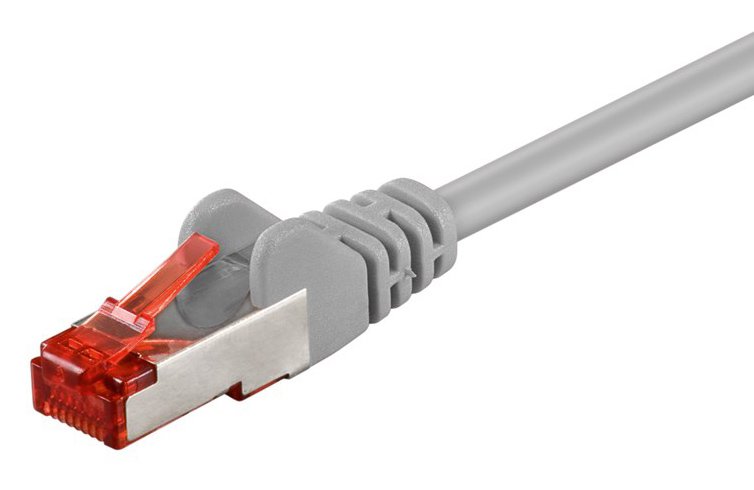 GOOBAY καλώδιο δικτύου , CAT 6 S/FTP, copper, 250MHz, 10m, γκρι 9394