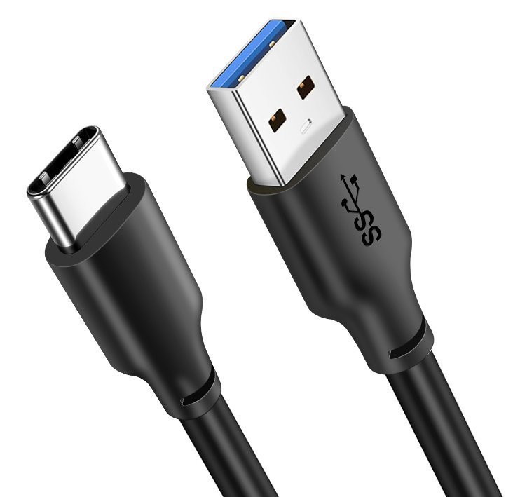 CABLETIME καλώδιο USB-C σε USB CMAMN, 3A, 5Gbps, 1m, μαύρο 2337