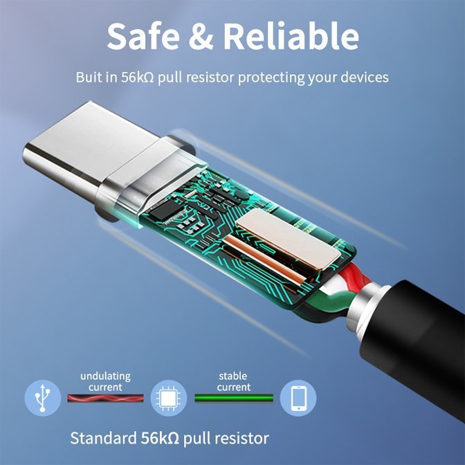 CABLETIME καλώδιο USB-C σε USB CMAMN, 3A, 5Gbps, 3m, μαύρο 2339 - Image 4