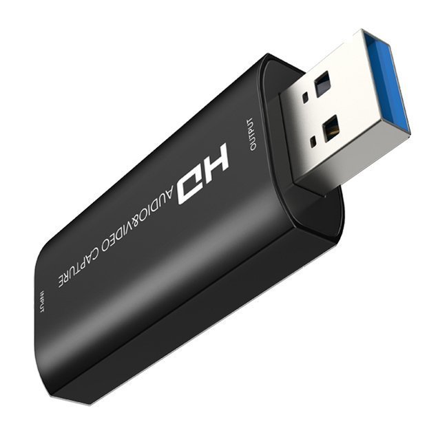 CABLETIME video capture CT-HVC-AB, HDMI/USB σύνδεση, 4K/30Hz, μαύρο 2388