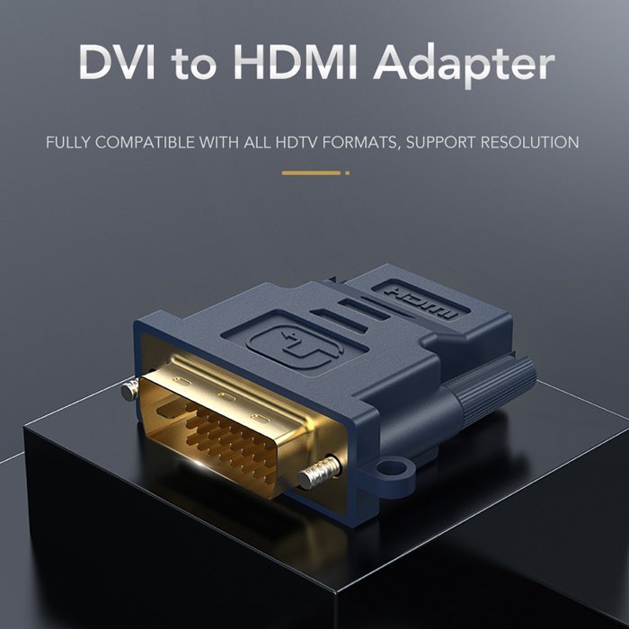 CABLETIME αντάπτορας HDMI σε DVI HA0R, 1080p, μπλε 2409 - Image 2