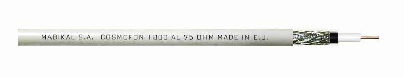 MABIKAL καλώδιο κεραίας 7Ohm, 1mm, 100m, λευκό 2495 - Image 3