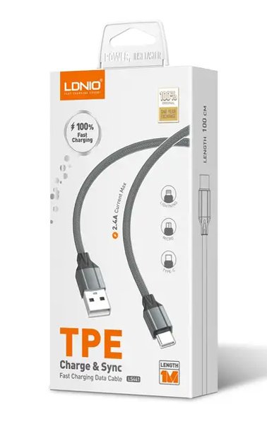 kalodio USB-C se USB LS441, 2.4A, 1m, gkri 5215 2.4A