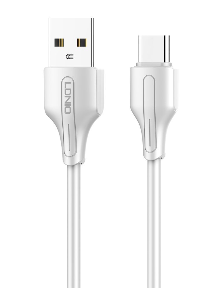 LDNIO καλώδιο USB-C σε USB LS40, 2.4A, 20cm, λευκό 5220