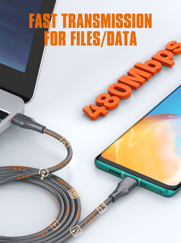 kalodio USB-C se USB-C LC631C, 65W PD, 1m, prasino 5639 65 watt