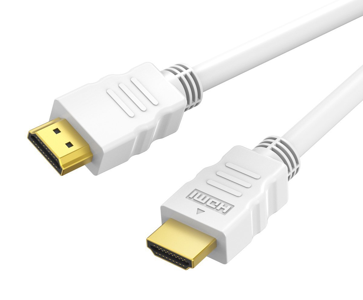 CABLETIME καλώδιο HDMI CT-HE19G με Ethernet, 4K/60Hz, 18 Gbps, 1m, λευκό 6793
