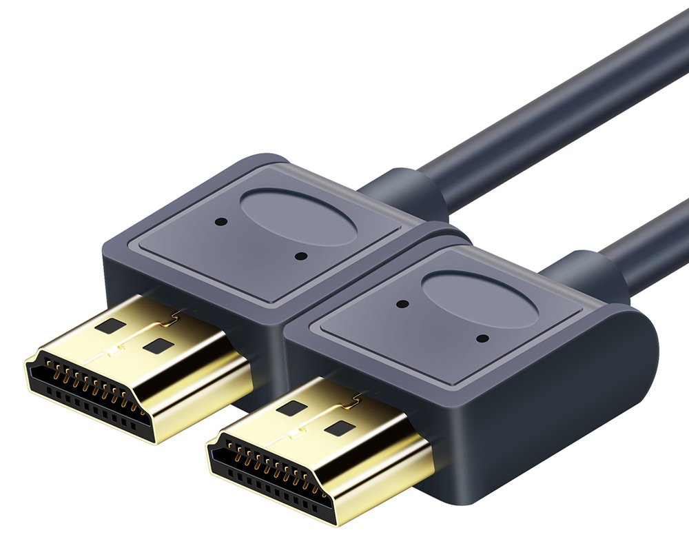 CABLETIME καλώδιο HDMI AV40-USHEAAG με Ethernet, slim, 4K/60Hz, 18 Gbps, 1m, μπλε 8511