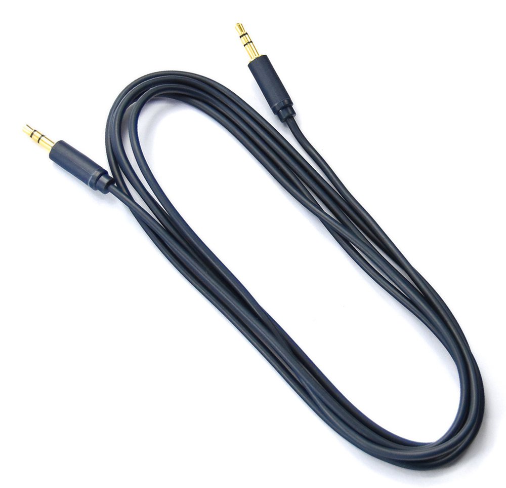 CABLETIME καλώδιο ήχου 3.mm CT-AV301-H11G, gold plated, 1m, μπλε 8513 - Image 2