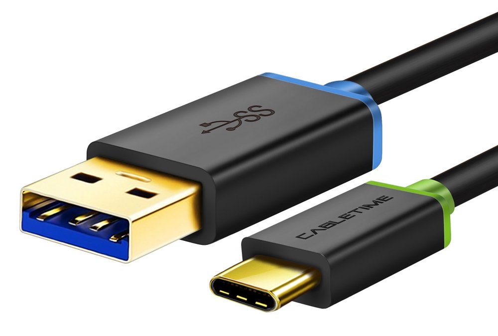 CABLETIME καλώδιο USB-C σε USB CT-C160-U33-CMAMG, 3A, 5Gbps, 3m, μαύρο 8519