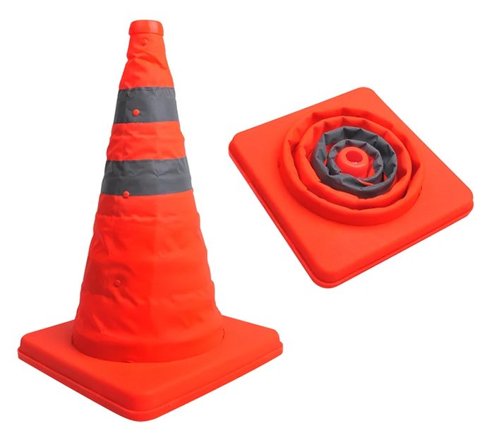 PROPLUS κώνος κυκλοφορίας , πτυσσόμενος, 41cm, πορτοκαλί 6769