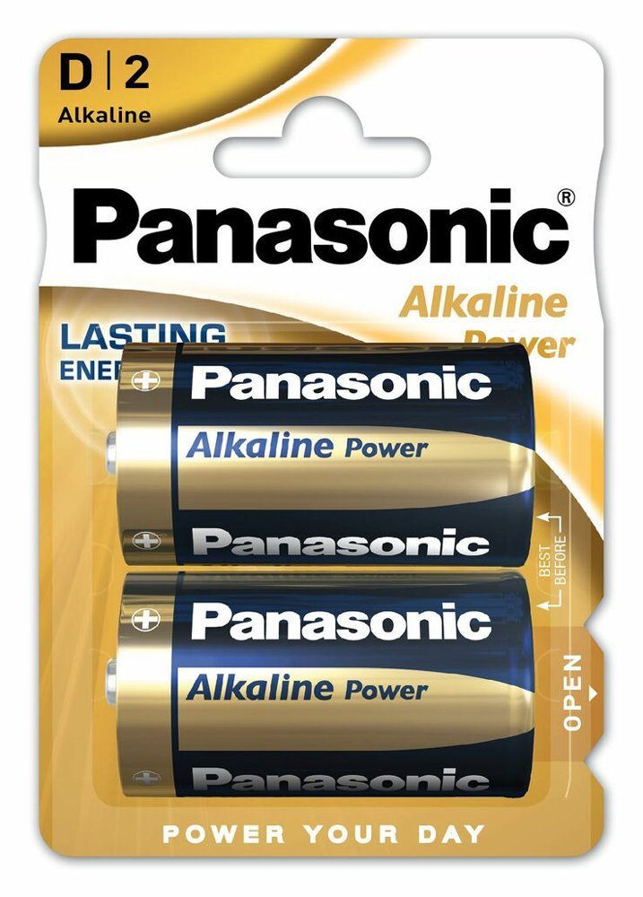 PANASONIC αλκαλικές μπαταρίες Alkaline Power, D/LR20, 1.5V, 2τμχ 6994