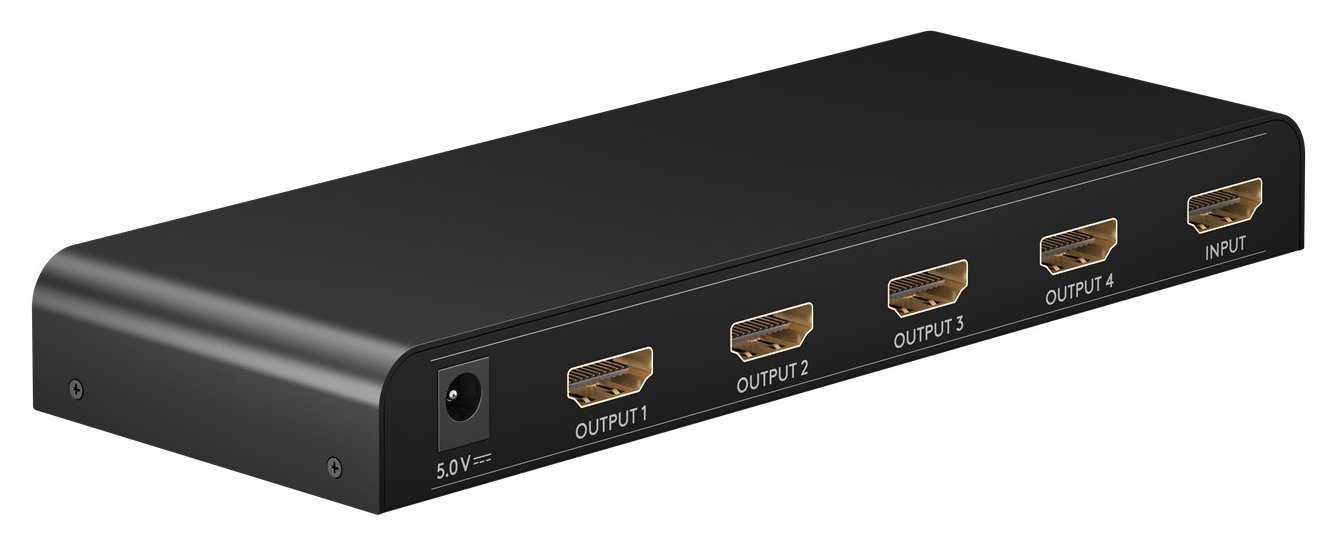 GOOBAY HDMI splitter , 4 σε 1, 4K/30Hz, μαύρο 4894