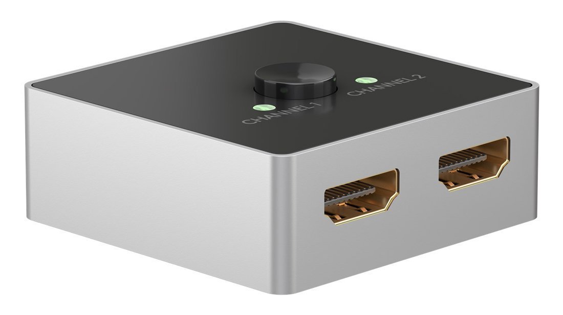 GOOBAY HDMI switch , 2-in σε 1-out, 4K/60Hz, μαύρο 4871
