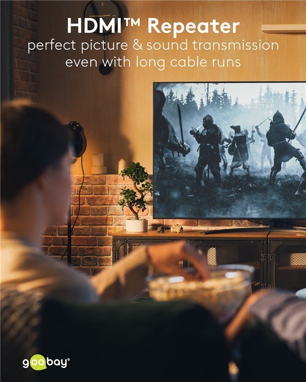 HDMI repeater, 4K/30Hz eos 30m, 1080p 3D eos 40m, mayro 4875 Repeater 4