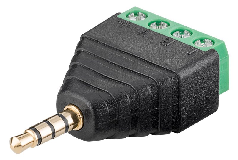 GOOBAY βύσμα 3.5mm σε Terminal Block 4-pin  7039