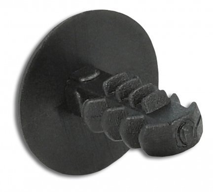 DELOCK Πλαστική τάπα  για κάλυψη οπών, 8.7x9.6mm, μαύρη, 10τμχ 1473