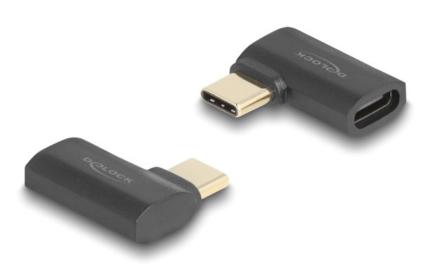 DELOCK αντάπτορας USB-C , αρσενικό σε θηλυκό, 240W, 40Gbps, μαύρος 6849