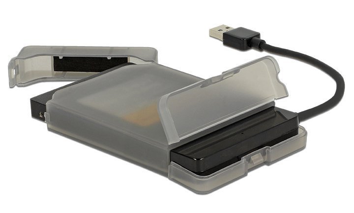 DELOCK αντάπτορας USB σε SATA με θήκη για 2.5" HDD/SSD, 6Gbps 4645 - Image 4