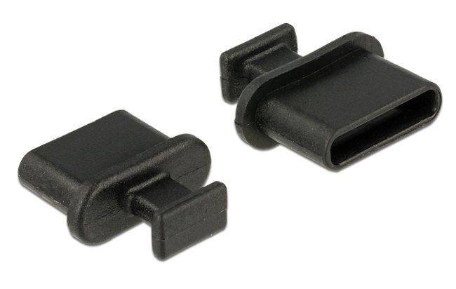 kalymma prostasias gia thyra USB-C me lavi, mayro, 10tmch 4234 USB-C 1