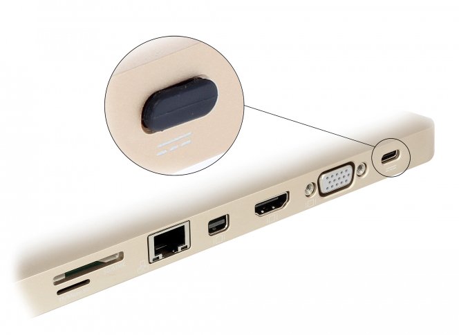 kalymma prostasias gia thyra USB-C, mayro, 10tmch 3904 USB-C 2