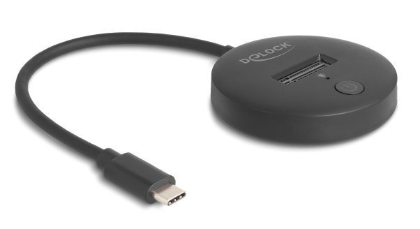 DELOCK docking station για M.2 NVMe/SATA SSD , 10Gbps, μαύρο 6690