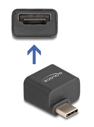 DELOCK αντάπτορας USB-C σε HDMI , 4K/30Hz, μαύρος 7330