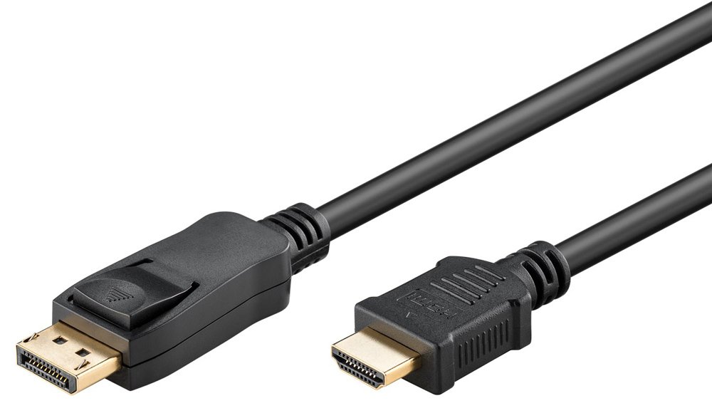GOOBAY καλώδιο DisplayPort σε HDMI , 4K/30Hz, 5m, μαύρο 6163