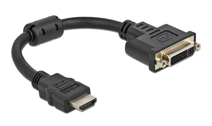 antaptoras HDMI se DVI, 4K/30Hz, 20cm, mayros 6791 4K