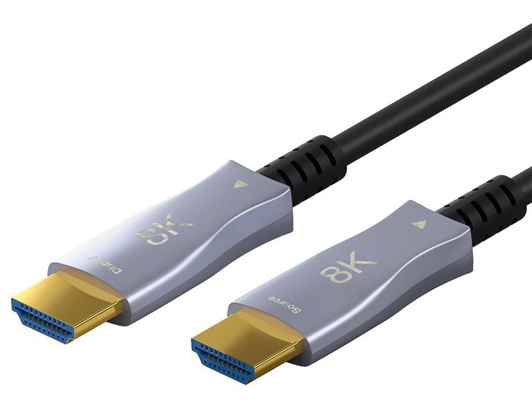 GOOBAY καλώδιο HDMI 2.1  με Ethernet, 8K/60Hz, 48 Gbps, 40m, μαύρο