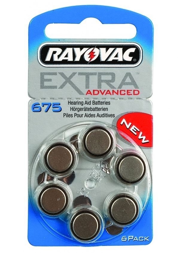 RAYOVAC μπαταρίες ακουστικών βαρηκοΐας , mercury free, 1,45V, 6τμχ 270