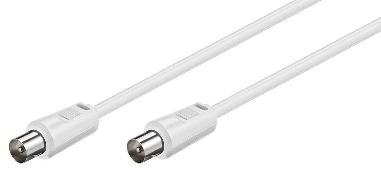 GOOBAY καλώδιο κεραίας αρσενικό , <70dB, CCS, 5m, λευκό 2228 - Image 2