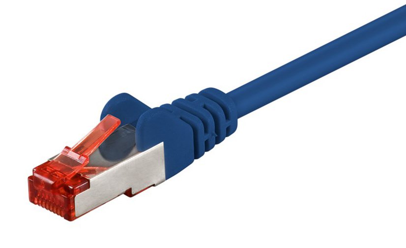 GOOBAY καλώδιο δικτύου , CAT 6 S/FTP, copper, 250MHz, 3m, μπλε 9754