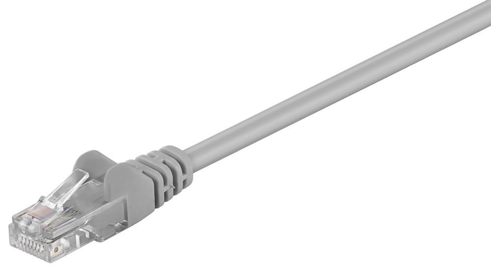 GΟOBAY καλώδιο δικτύου , CAT 5e U/UTP, CCA, PVC, 0.5m, γκρι 2311