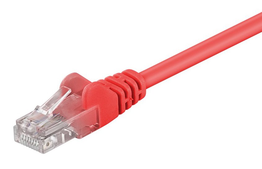 GOOBAY καλώδιο δικτύου , CAT 5e U/UTP, CCA, 5m, κόκκινο 9214