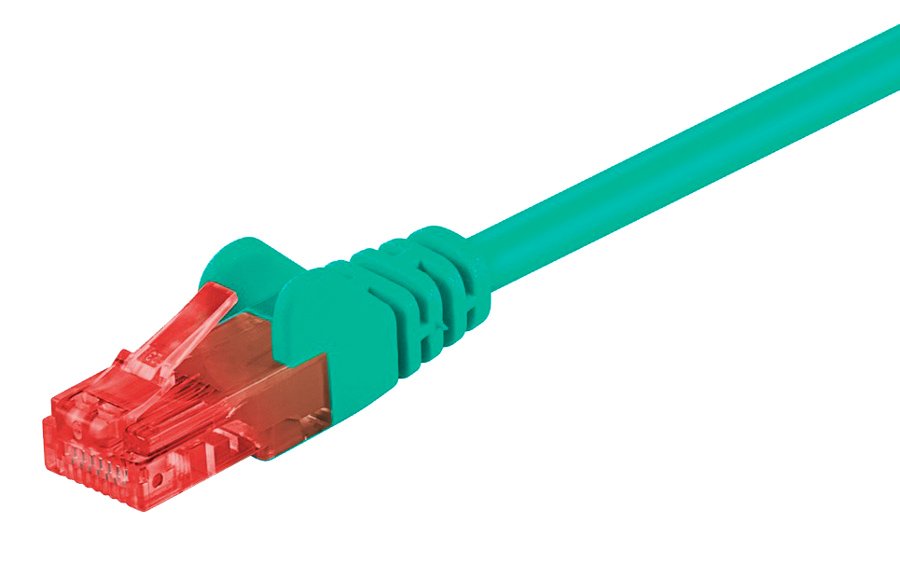 GOOBAY καλώδιο δικτύου , CAT 6 U/UTP, CCA, 250MHz, 3m, πράσινο 8812