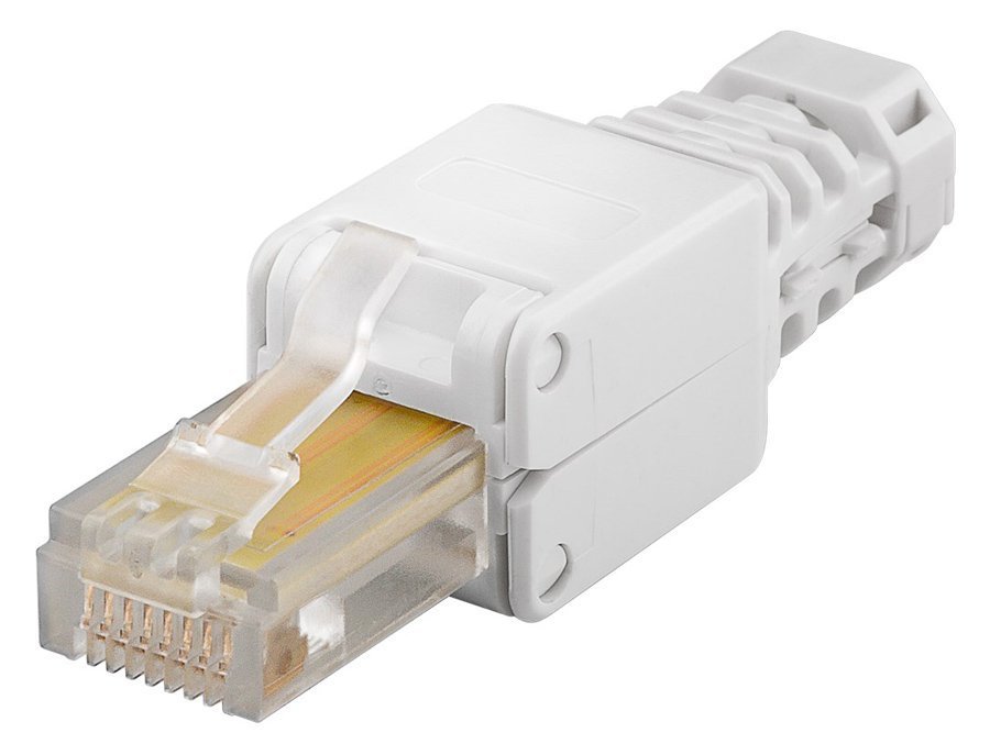 GOOBAY βύσμα RJ45 CAT 5e UTP , tool-free, λευκό 4993