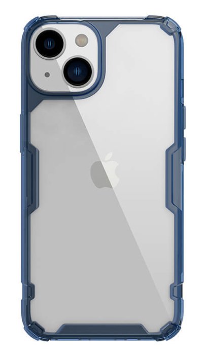 NILLKIN θήκη Nature Pro για Apple iPhone 14 Plus, μπλε & διάφανη 3958