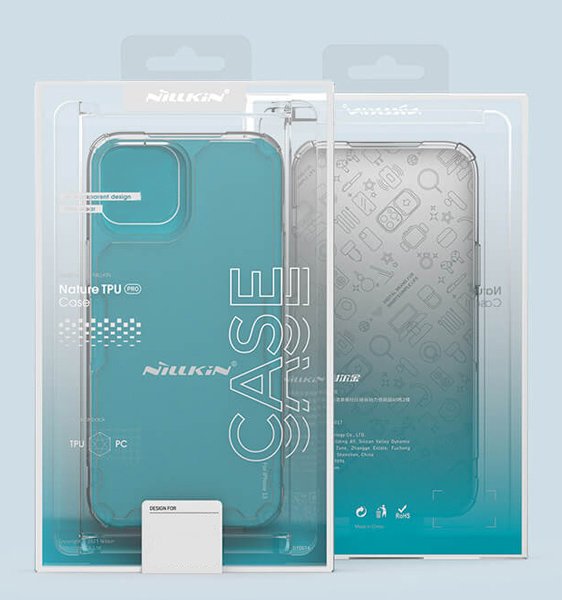 NILLKIN θήκη Nature Pro για Apple iPhone 14 Pro Max, μπλε & διάφανη 3960 - Image 4